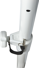 Adjustable Speaker Pole M20 Fixing White 